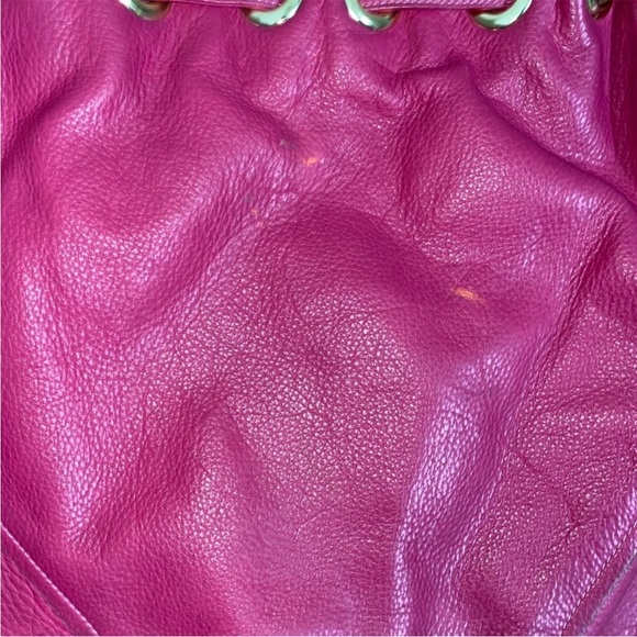 Le Bulga Pink All Leather Large Hobo - Picture 15 of 15